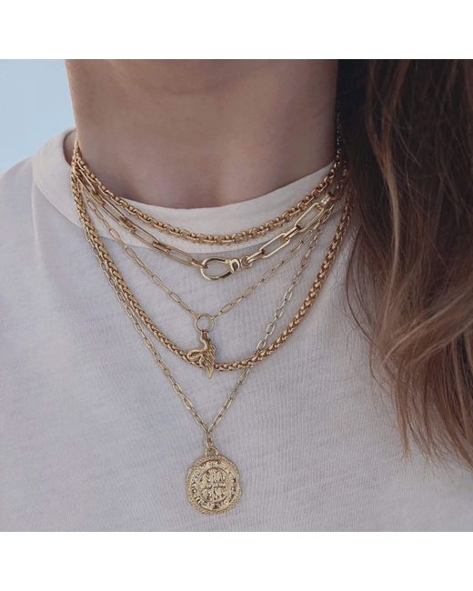 IN CAUDA VENENUM Metallic Parvati Necklace