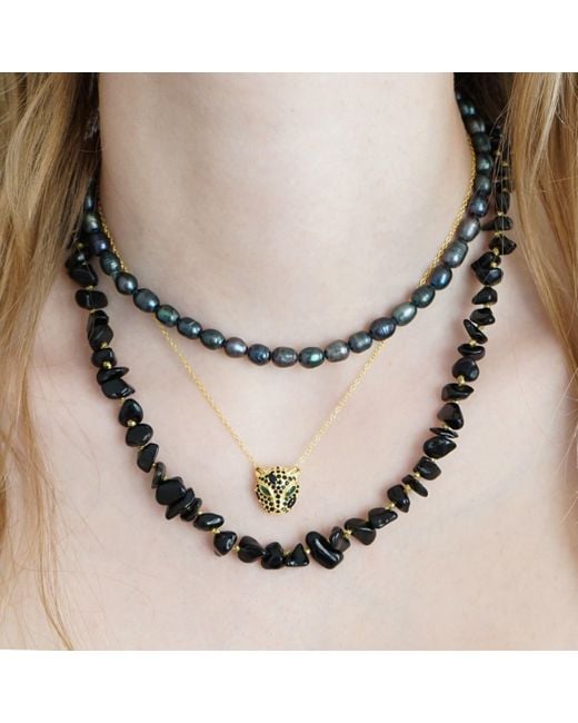 Smilla Brav Black Necklace Noir