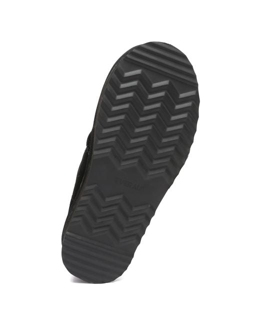 EverAu Australia Black Plumed Ankle Platform Slippers