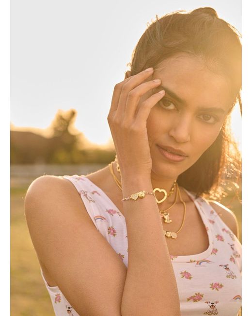 Cloud Haven Metallic Dainty Pit Bull Heart Necklace