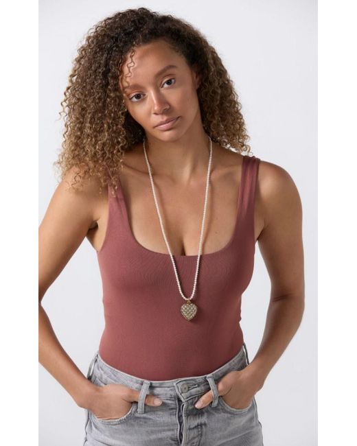 Adriana Pappas Designs Metallic Vintage Heart Necklace