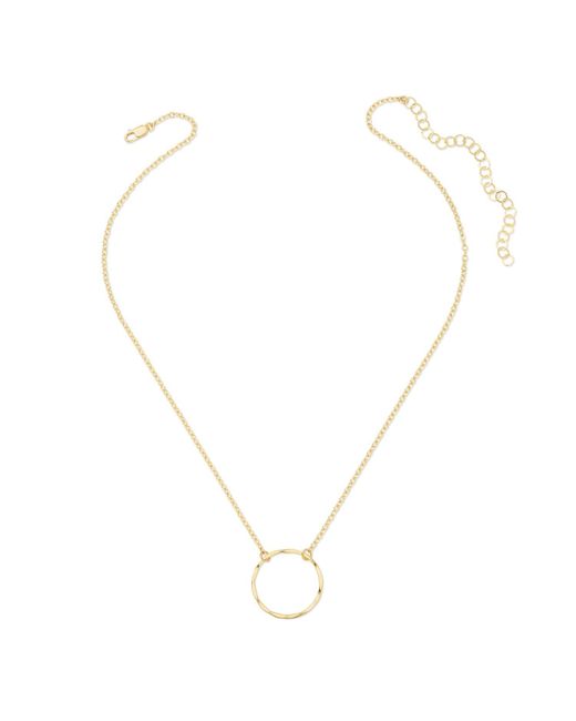 Heather Hawkins Jewelry Metallic Hammered Circle Necklace