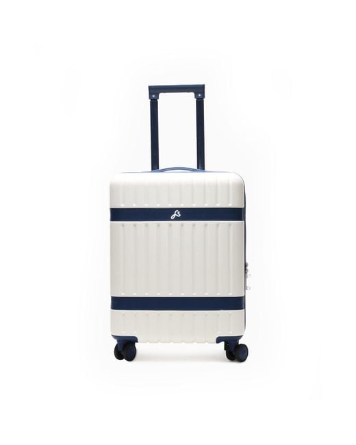 Fenella Smith White Cream Nova Carry On Suitcase