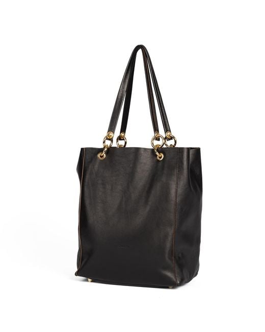 Danni Ro Black Neutrals June Bag Bamboo