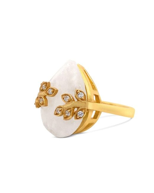 GEM BAZAAR Metallic Lace Ring