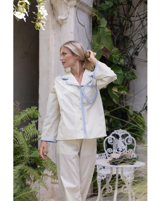 Love Letters X White Dolce Camelia Pyjama