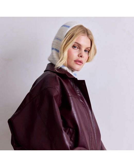 Arctic Fox & Co. White The Alpaca Zip Balaclava
