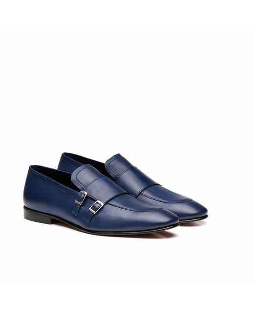 Mariano Shoes Blue Odemira Loafers for men