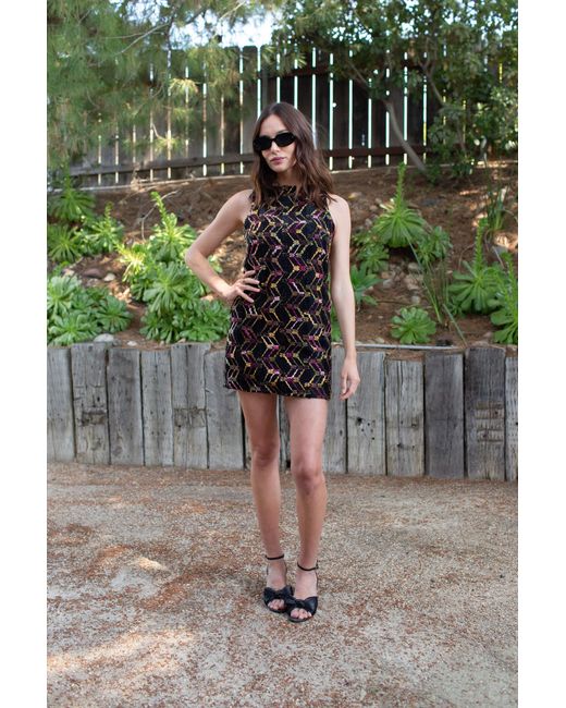 Jennafer Grace Black Penelope Mini Dress
