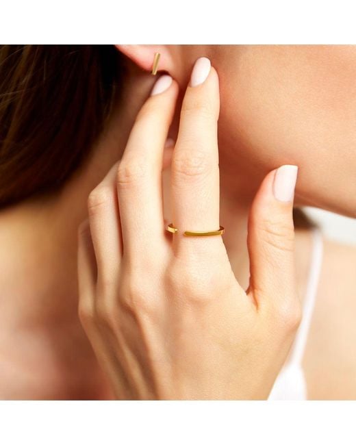 Argento Vivo Metallic Open Band Ring