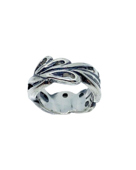 Tg-Jewellery by Tamara Gervasio Blue Le Foglie The Leaves Chunky Band Ring