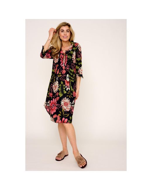 At Last Red Annabel Cotton Tunic