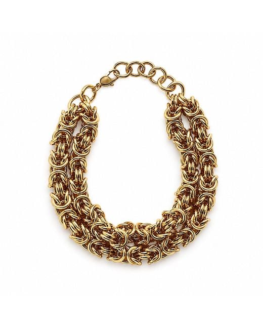 Kirei Metallic Torque Chain Bracelet – Finish