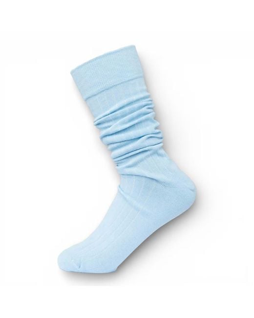 HIGH HEEL JUNGLE by KATHRYN EISMAN Blue Arcade Fine Knit Sock