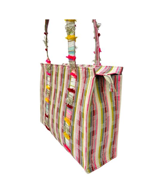 Simitri Pink Galli Tote Bag