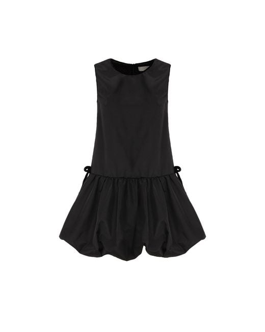 Georgette Black Coco Mini Dress