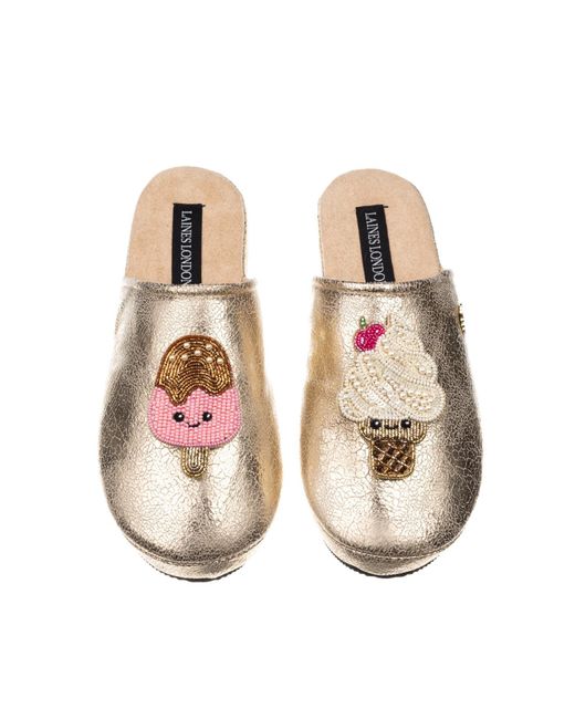 Laines London Metallic Softies With Laines Loveables Ice Lolly & Ice Cream Brooches