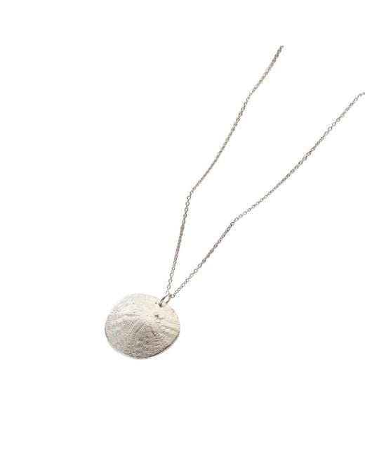 Posh Totty Designs Metallic Large Sand Dollar Necklace