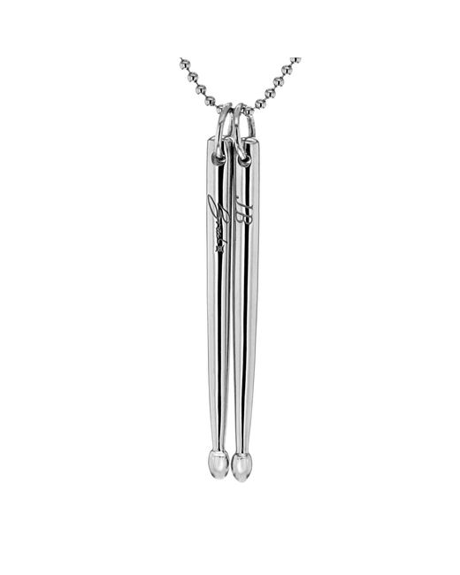 True Rocks Metallic 18Kt Plated Drumstick Pendant Signed & Designed By John Brad Bradbury for men