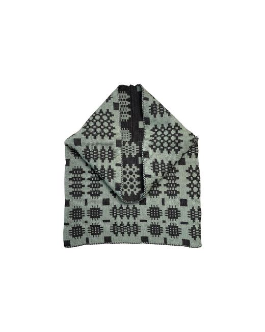 Mabli Green Carthen Merino Tube Scarf