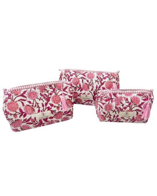 Echo of Pink Pink Cosmetic Bag