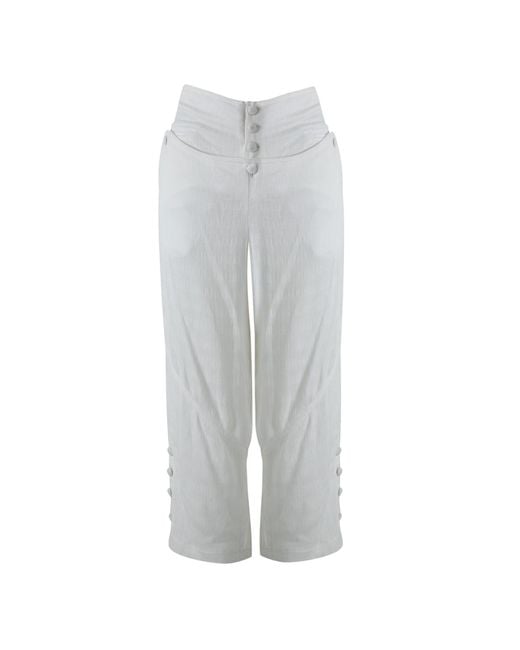 Paloma Lira Gray Leo Pants for men