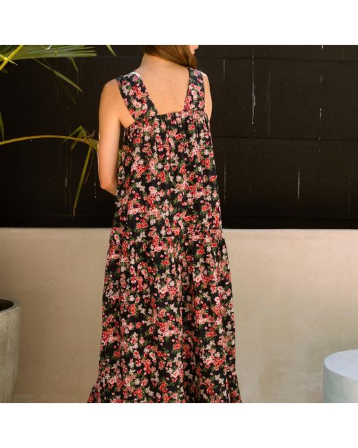 Em & Shi Purple Midnight Love Tiered Dress