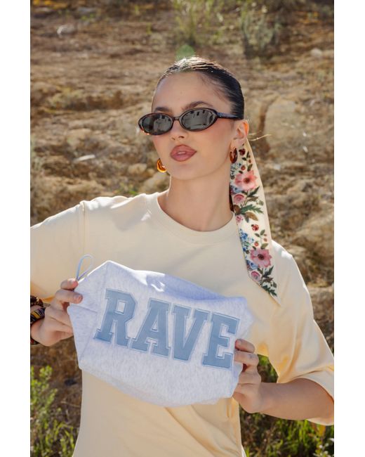 Rave on Trend Gray Rave Pouch