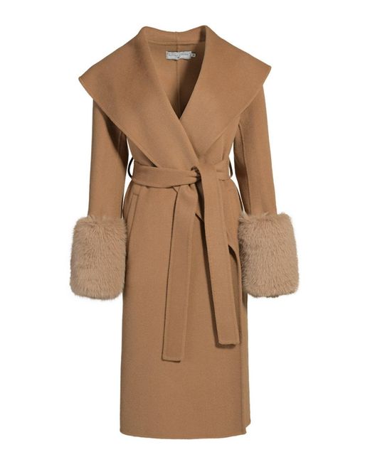 Hortons England Brown Neutrals Belmont Cashmere Coat Tan