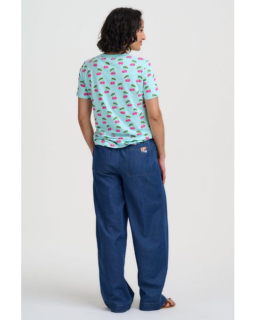 Sugarhill Blue Maggie T Shirt, Cherry Pop