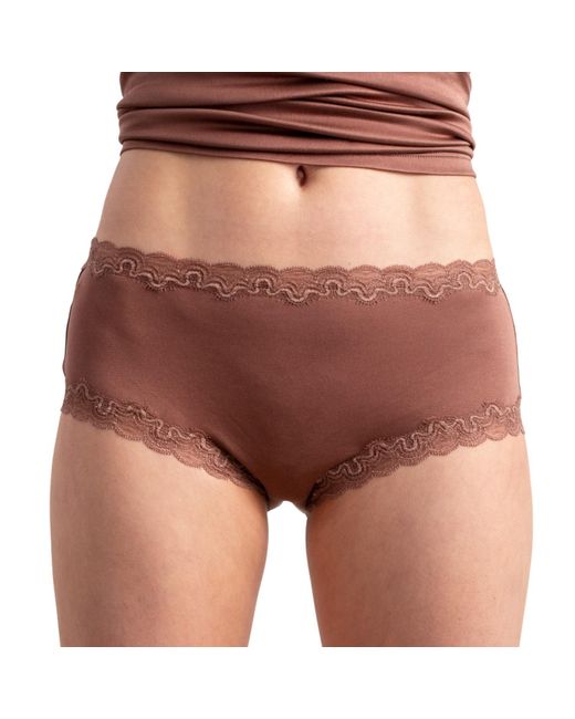 Uwila Warrior Brown Soft Silk Briefs