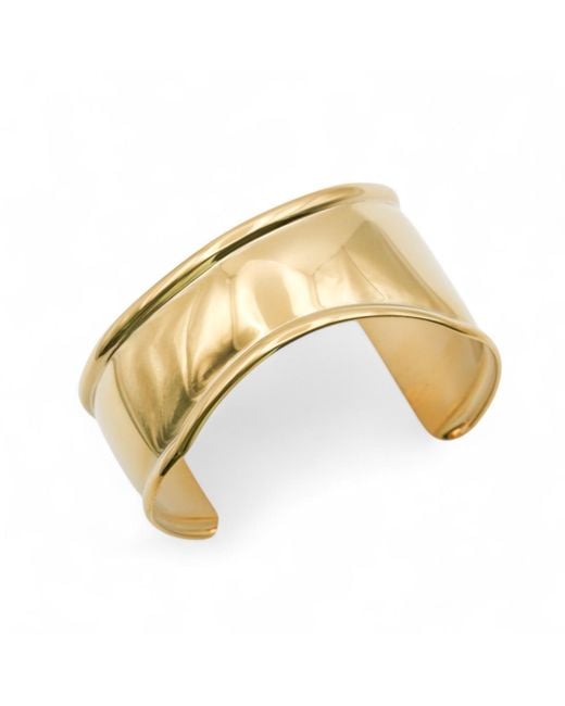 Miss Cecilia Metallic Arc Cuff Bangle