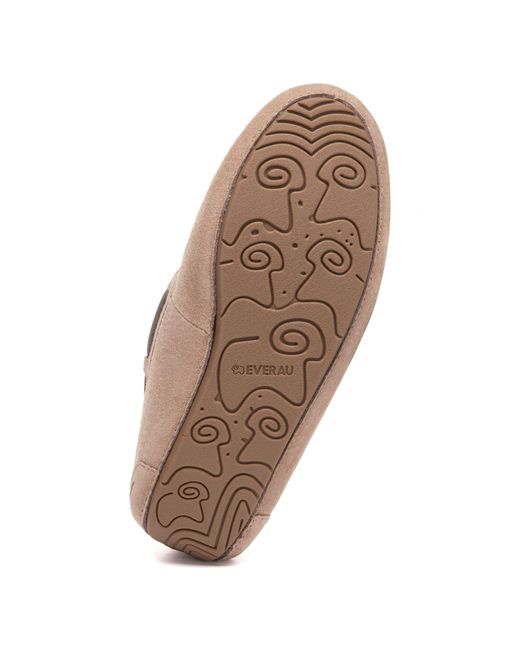 EverAu Australia Pink Crested Leather Loafers
