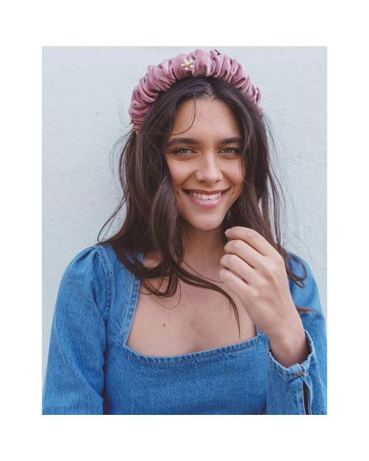 ADIBA Pink Carnation Handmade Headband