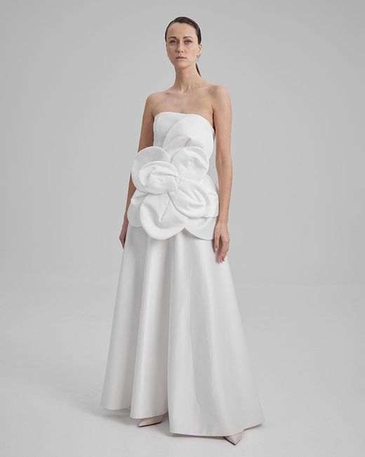 Baé Special Moments Gray Eve Dress + Flower