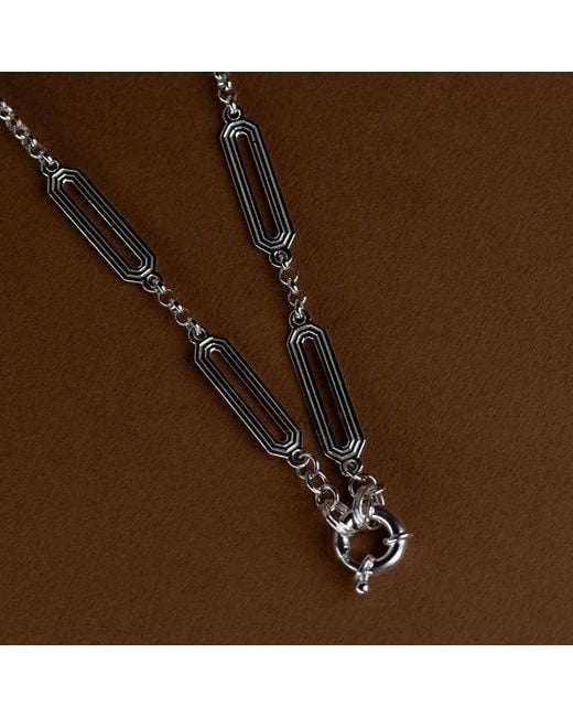 Zoe & Morgan Metallic Eliza Chain