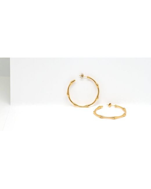 Salty Cali Metallic Bamboo Hoops
