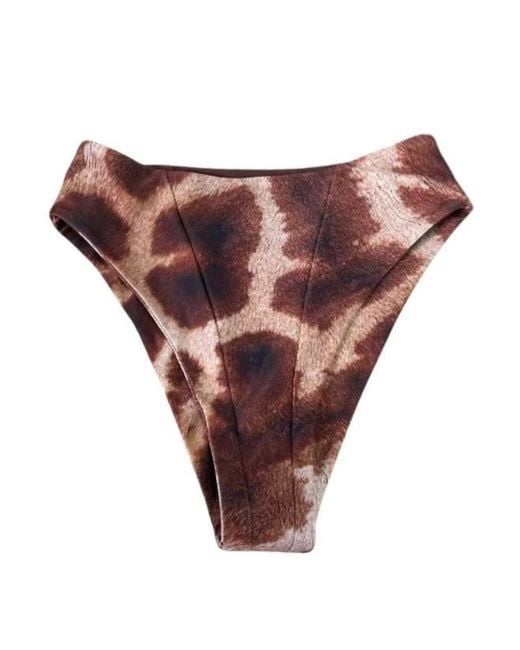 Animal Red Safari Reversible Bikini Bottom