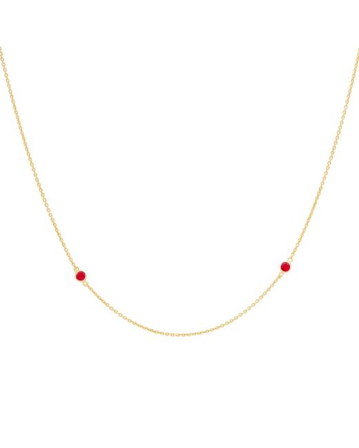 Lavani Jewels Multicolor Scorpion Goldplated Birthstone Chain