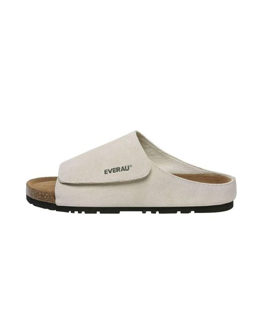 EverAu Australia White Jacky Leather Sandals