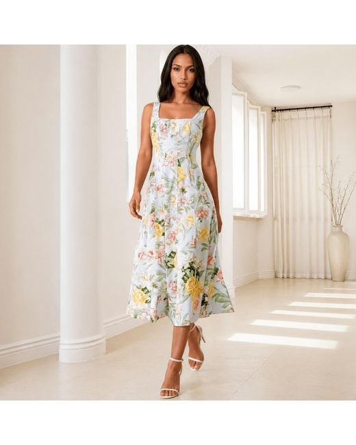 Yumi Kim White Sienna Linen Dress