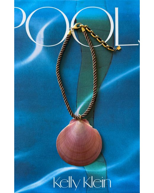 Sccollection Red Zoe Shell & Cord Choker
