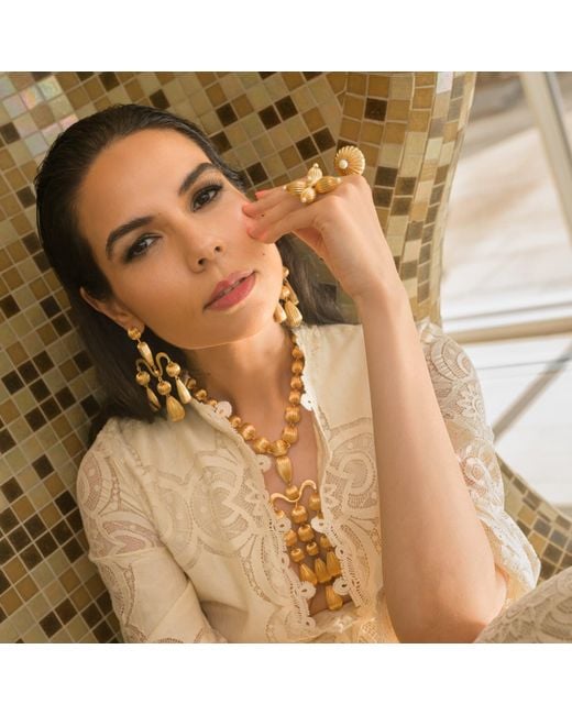 Meraki by Rashmi Bajaj Metallic Valentina Plated Chain Necklace