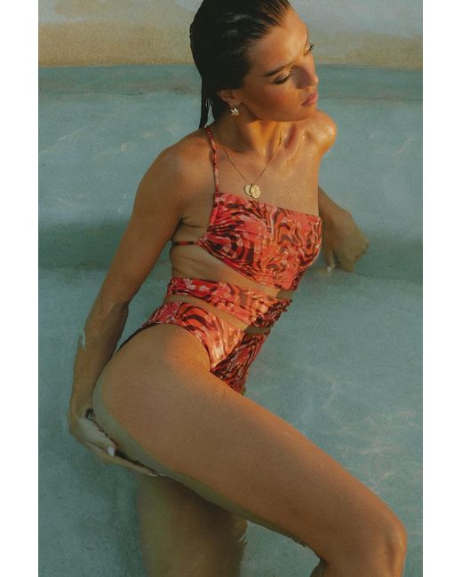 Wild Lovers Orange Heatwave Swimsuit