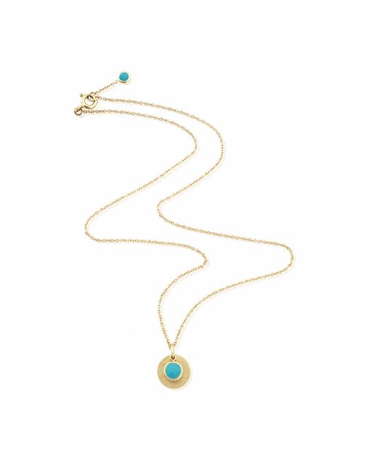Auree Jewellery Metallic Bali 9Ct December Birthstone Necklace