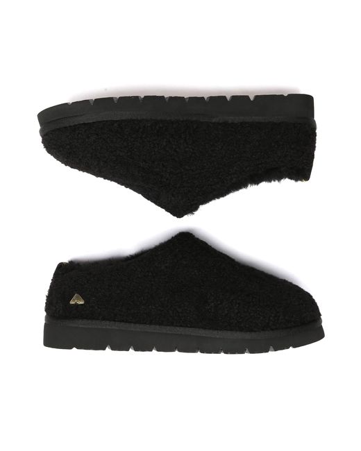 EverAu Australia Black Snipe Plush Ankle Slippers