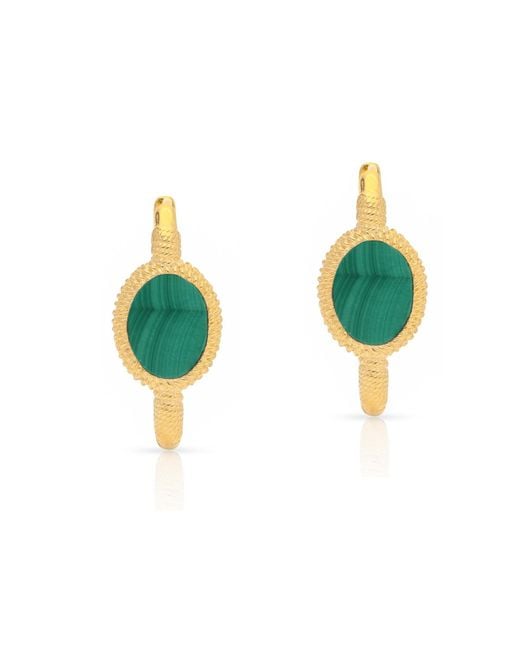 Preeti Sandhu Green Kora Link Hoops