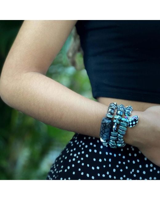 Ebru Jewelry Metallic Stylish Mila Bracelet