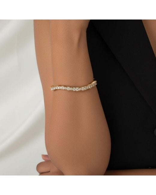 Uchi and Soto Metallic Nami Stone Wave Bangle