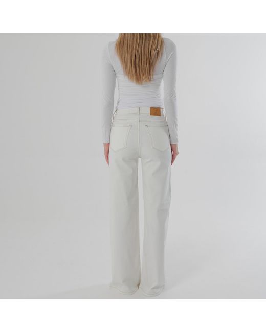 Her & Glory White Rosie Wide Leg
